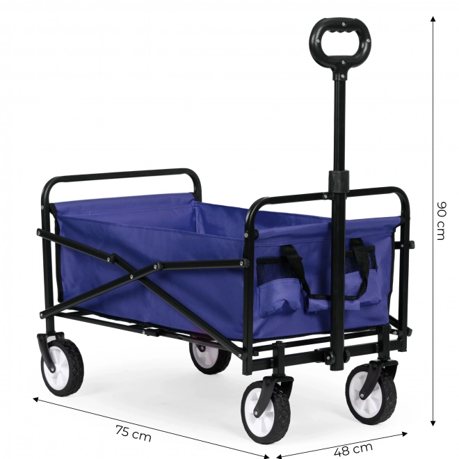 Foldable Blue Beach and Garden Trolley