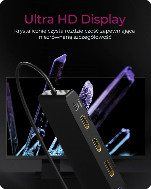 Portable USB-C Docking Station 12-in-1