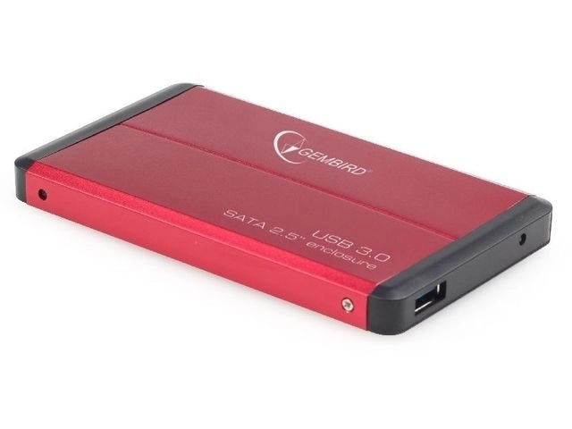 Custodia esterna per HDD 2.5'' SATA USB 3.0 rosso