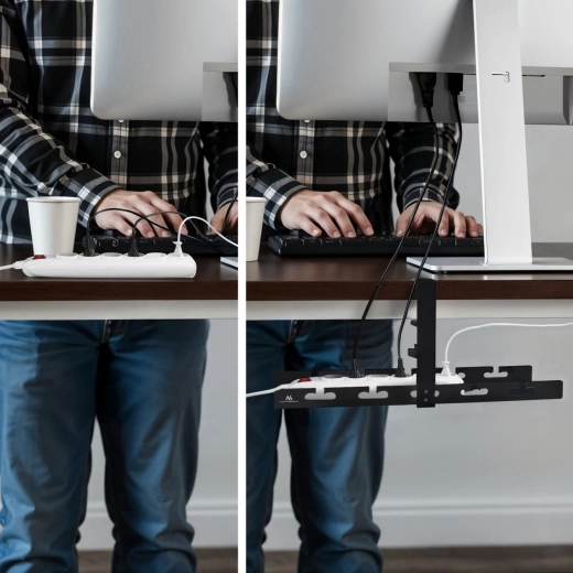 Orde in kabels, ook voor stekkerdoos