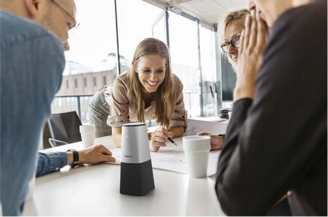 Wireless Conference Microphone with Sembly Meeting Assistant