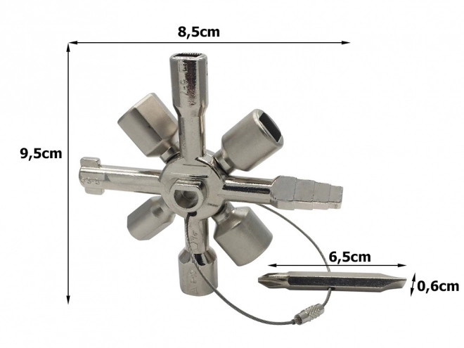 Clé multifonction universelle 10 en 1