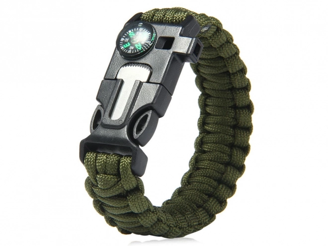 Bracciale di sopravvivenza Paracord con bussola