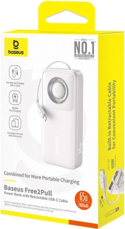 Retractable USB‑C cable always at hand