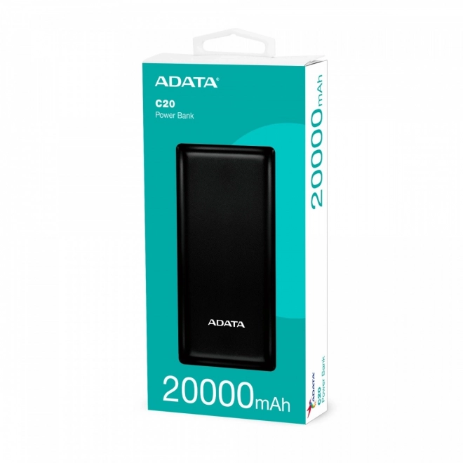 High-capacity Power Bank with USB-C Black