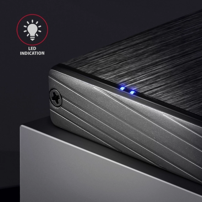 Custodia esterna in alluminio USB AXAGON