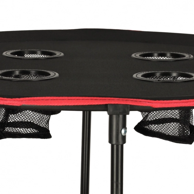 Folding Camping Table with Case Black
