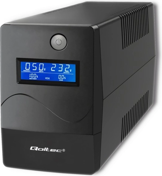 Zasilacz awaryjny UPS 450 VA z LCD, 240 W, USB i ochroną RJ45