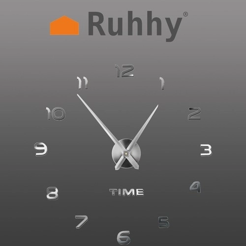 Sodobna stenska ura DIY Ruhhy