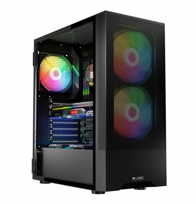 Arya ARGB USB 3.0 Midi Tower Black