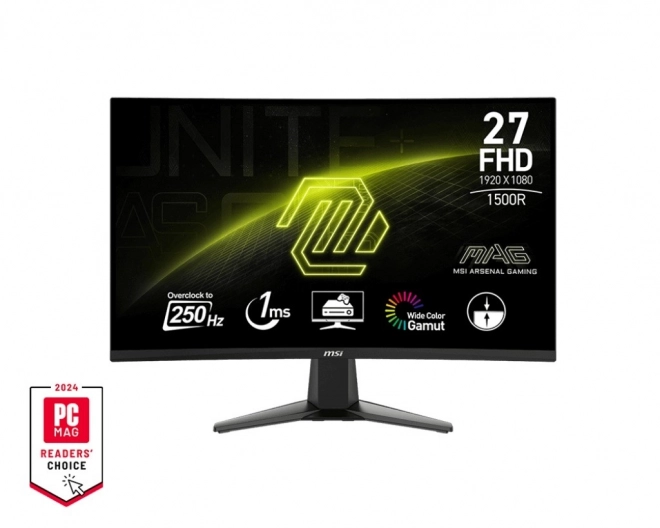 Monitor curvo 27 pollici MAG LED