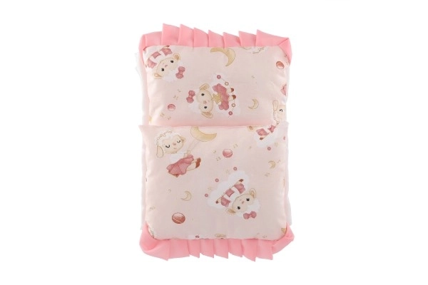 Set Copertina con Cuscino e Base per Bambole