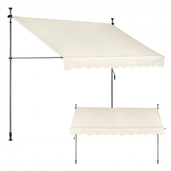 Balcony Awning MultiGarden 300x120 cm Beige