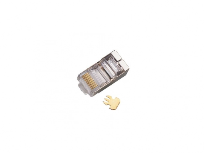 Through RJ45 Plug STP Cat.5e (100 pieces)