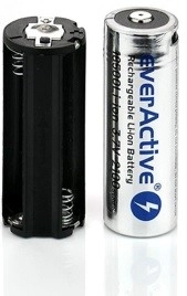 Batteria ricaricabile EverActive 18500 Li-ion 3,7V 2100 mAh USB-C