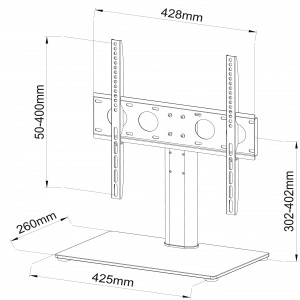 Adjustable TV Stand and Mount 32-55 Inches