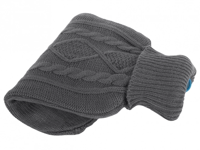 Large Rubber Hot Water Bottle with Sweater Cover