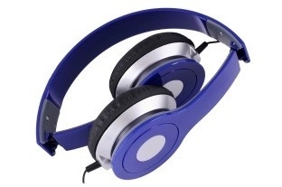 Cuffie stereo con microfono CITY BLUE