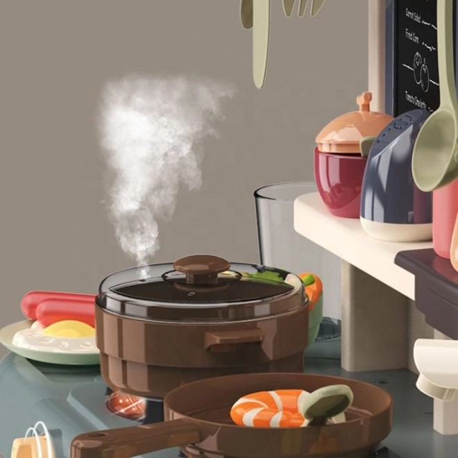 Cucina giocattolo con suoni e luci a LED
