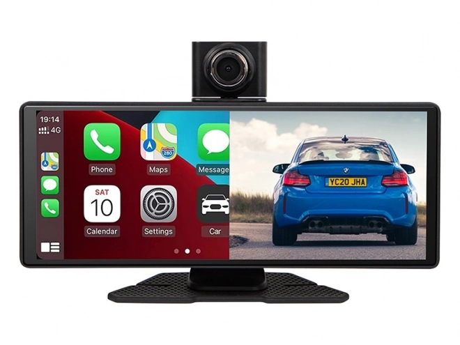 Wireless Multimedia Station Carplay 5.0 with Dash Cam and Reverse Camera