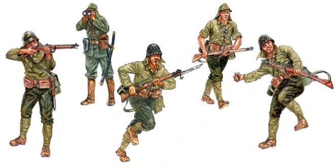 Model sæt Italeri Japansk infanteri fra Anden Verdenskrig 1:72
