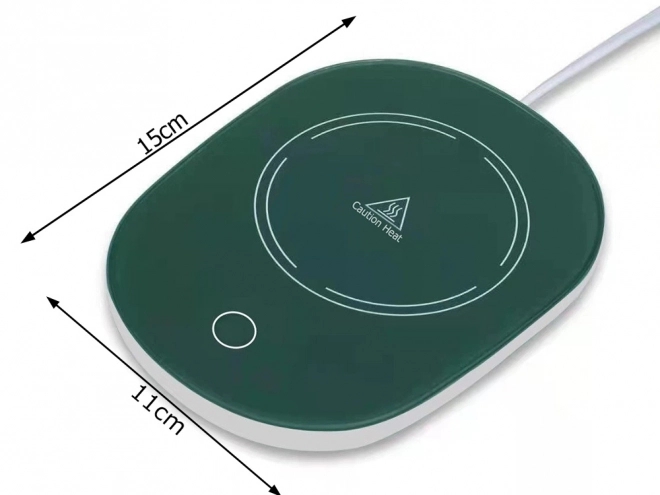 Scaldatazza elettrico per caffè e tè 16W, pannello LED impermeabile