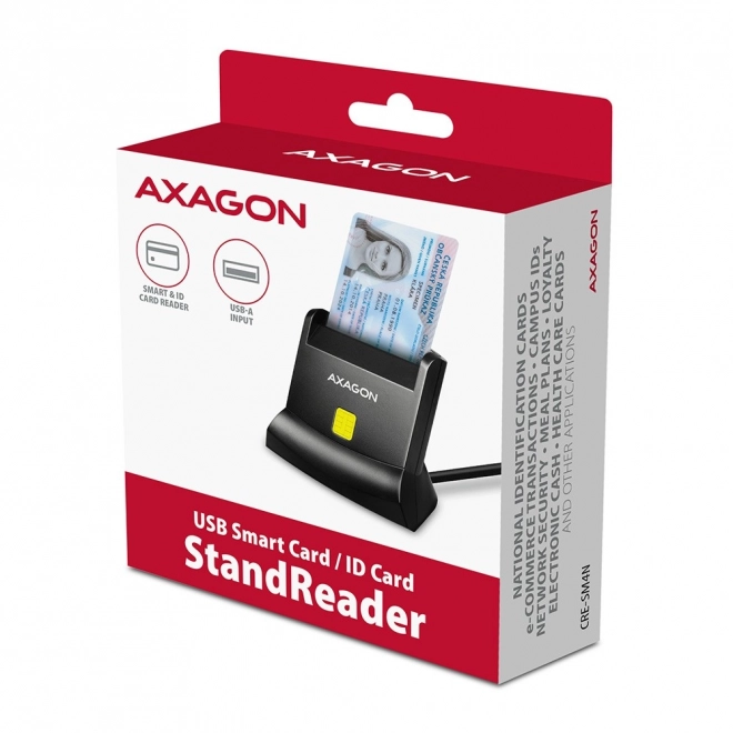Lettore di carte ID USB con cavo 1,3m