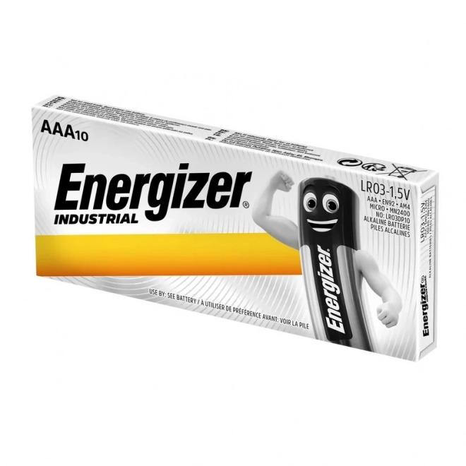 Priemyselné alkalické batérie AAA LR03 10 ks