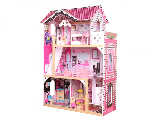 Wooden Dollhouse 82 x 33 x 118 cm