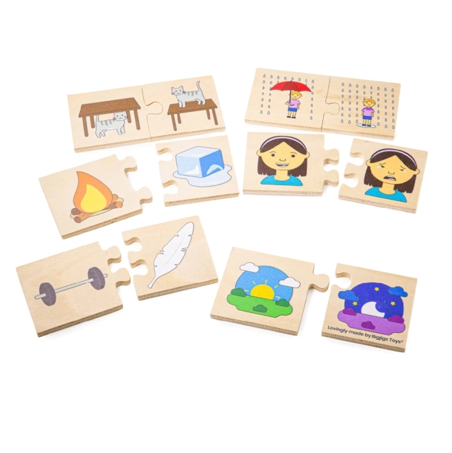 Learning opposites through play