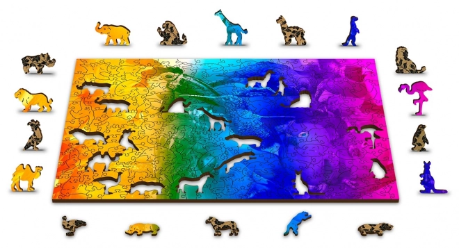 Puzzle in legno Paradiso degli uccelli