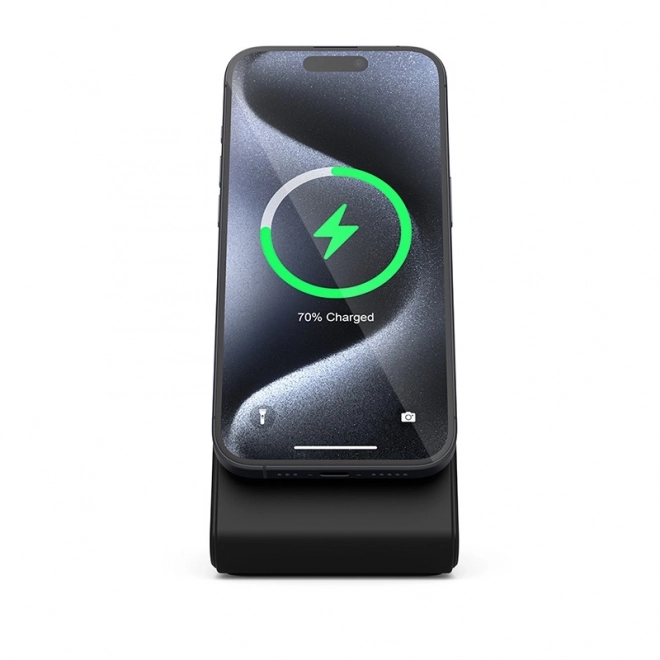 2-in-1 Wireless Charger with MagSafe for iPhone and AirPods – Black