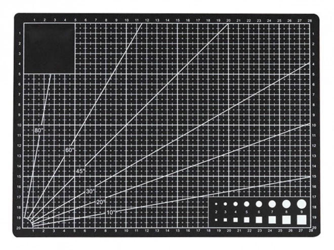 Modellező vágóalátét, Öngyógyító, Kétoldalas, A4