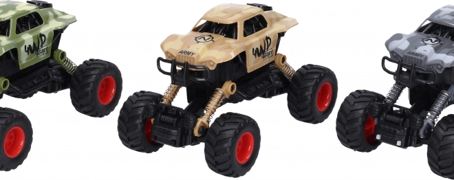 Terrein-trekspeelauto 15 cm met vering