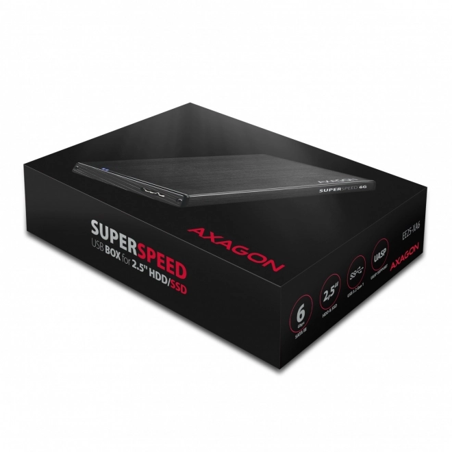 Custodia esterna in alluminio USB AXAGON