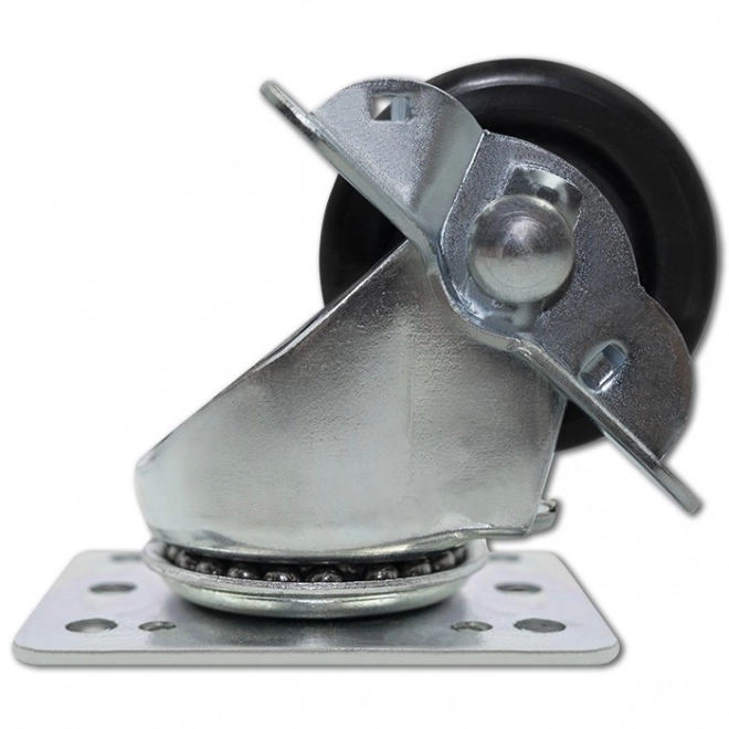 Caster Wheels Set with Screws and Brake for Rack Cabinets