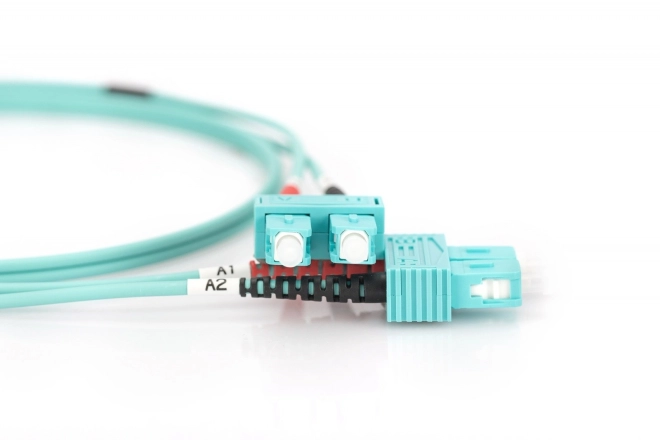 Patch Cord FO SC-SC MM 50/125 OM3 Duplex 3m Turquoise