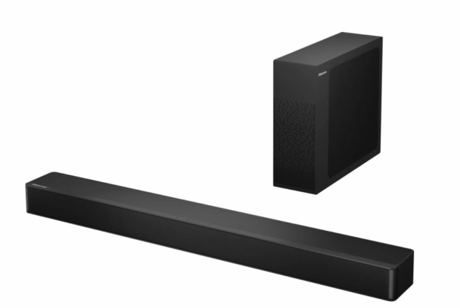 Soundbar with wireless subwoofer with DTS Virtual: X