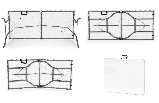 Folding Catering Table 153 cm White MultiGarden