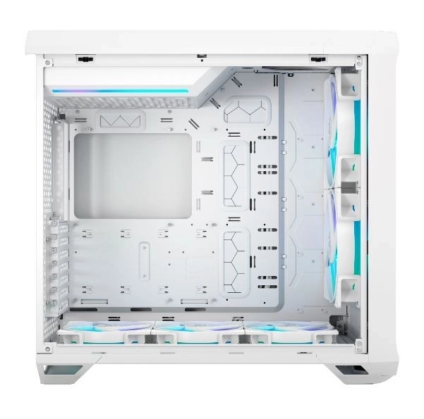Case bianco RGB TG Clear Tint