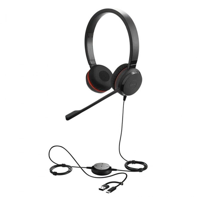 Professional Headphones Evolve 2 with USB-A and C