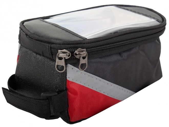 Borsa impermeabile per bicicletta con supporto per telefono