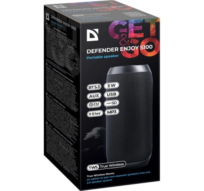 Bluetooth Speaker Enjoy S100 Black