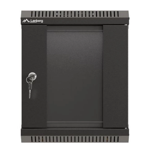 Wall-mounted server cabinet 10 inch 6U black