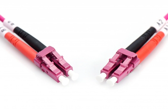 Fiber Optic Patch Cord LC to LC OM4 5m Duplex LSOH