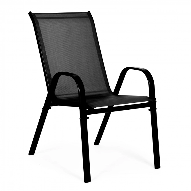 Set of Garden Chairs for Patio or Balcony Black by MultiGarden