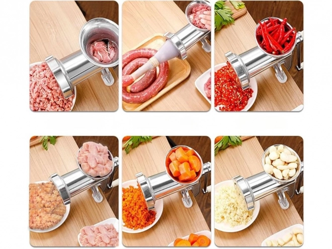 Manual Meat Grinder and Sausage Stuffer