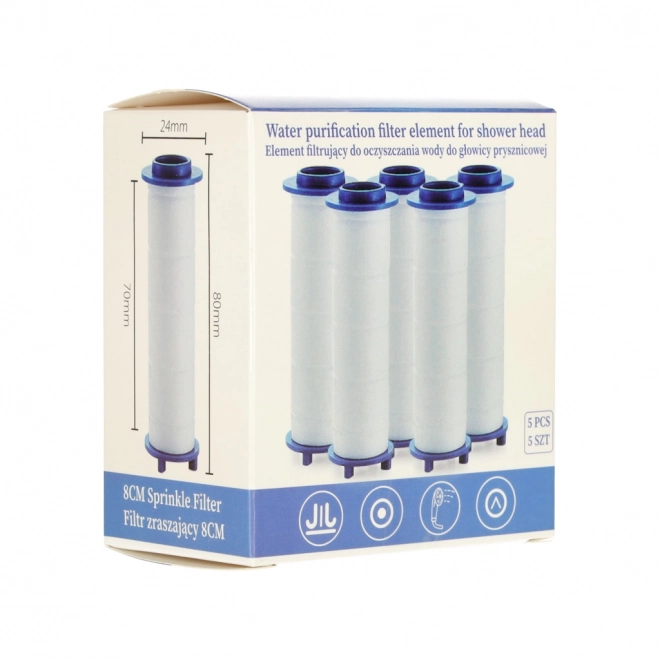 Filtro doccia in cotone per acqua - 5 pezzi