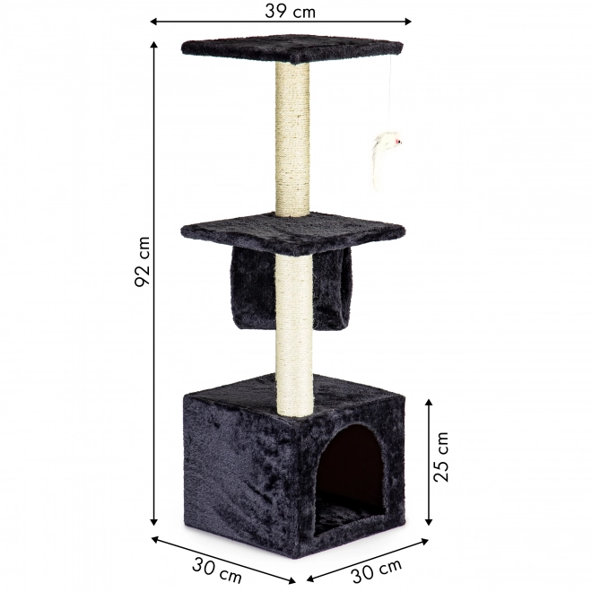 Spyši Cat Tree for Scratching with House and Bed