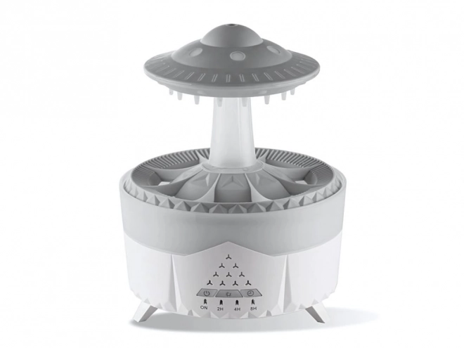 UFO-Shaped Air Humidifier and Aroma Diffuser with LED Lamp